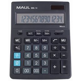 MAUL Tischrechner MXL 14, 14-stellig, schwarz