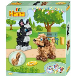 Hama Bgelperlen midi 3D Hund und Katze, Geschenkpackung