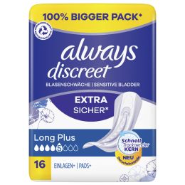 always discreet Inkontinenz-Einlage Long Plus Big Pack