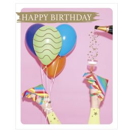 SUSY CARD Geburtstagskarte Snapshot Kerzen