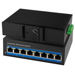 LogiLink Industrial Gigabit Ethernet Switch, 8-Port