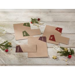 sigel Weihnachts-Umschlag-Set Cut-out style, DIN lang