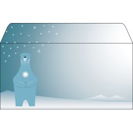 sigel Weihnachts-Motiv-Umschlag Polar Bear..., DIN lang