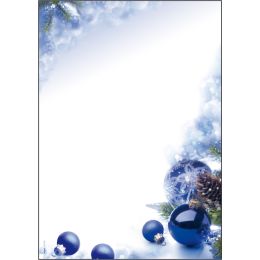 sigel Weihnachts-Motiv-Papier Christmas tree petrol, A4