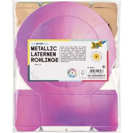 folia Metallic-Laternen-Zuschnitt, 350 g/qm, pink