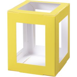 folia Mini-Laternen-Zuschnitt, 100 x 100 x 120 mm, gelb