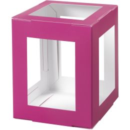 folia Mini-Laternen-Zuschnitt, 100 x 100 x 120 mm, pink