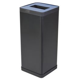 ALBA Wertstoffsammelbox fr Kunststoff, schwarz/gelb, 50 L