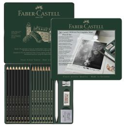FABER-CASTELL PITT GRAPHITE Set MATT & CASTELL 9000