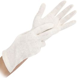 HYGOSTAR Baumwoll-Handschuh NATURE, natur, XL