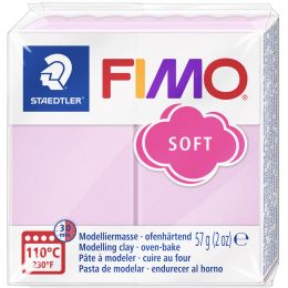 FIMO SOFT Modelliermasse, ofenhrtend, pastell-ros, 57 g