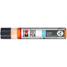 Marabu Punktfarbe Dot Pen, 25 ml, zinnoberrot hell