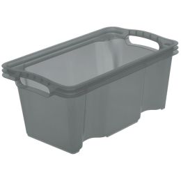 keeeper Aufbewahrungsbox franz, 6,5 Liter, crystal-grey