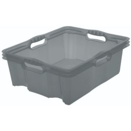 keeeper Aufbewahrungsbox franz, 16 Liter, crystal-grey