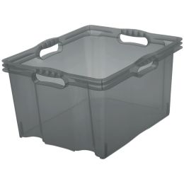 keeeper Aufbewahrungsbox franz, 24 Liter, crystal-grey