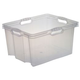 keeeper Aufbewahrungsbox franz, 24 Liter, crystal-grey