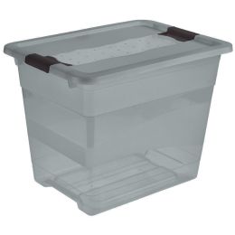 keeeper Aufbewahrungsbox cornelia, 24 Liter, crystal-grey