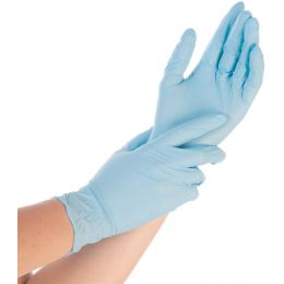 HYGONORM Nitril-Handschuh SAFE FIT, L, wei, puderfrei