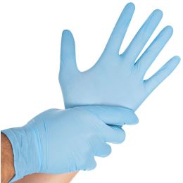 HYGOSTAR Untersuchungs-Handschuh SAFE VIRUS, M, blau