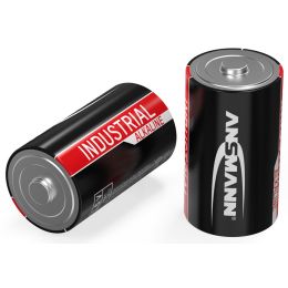 ANSMANN Alkaline Batterie Industrial, Mono D, 10er Pack