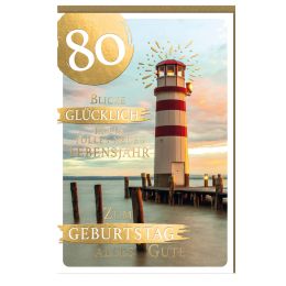 SUSY CARD Geburtstagskarte - 50. Geburtstag Goldig