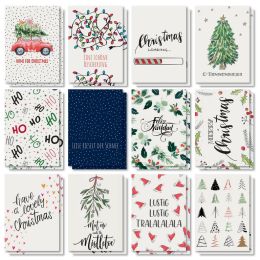 sigel Weihnachts-Postkarten-Set Colourful Christmas, A6