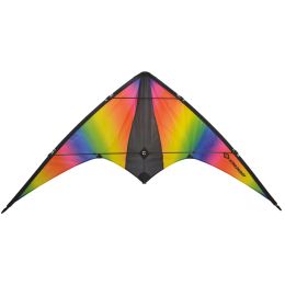SCHILDKRT Lenkdrache Stunt Kite 160, Regenbogenfarben