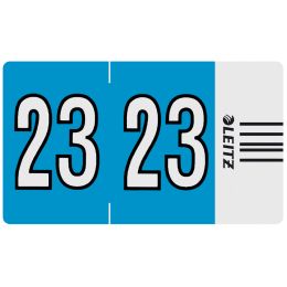 LEITZ Jahressignal Orgacolor 23, auf Streifen, hellblau