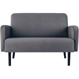 PAPERFLOW 2-Sitzer Sofa LISBOA, Stoffbezug, blau