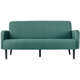PAPERFLOW 3-Sitzer Sofa LISBOA, Stoffbezug, blau