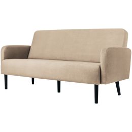 PAPERFLOW 3-Sitzer Sofa LISBOA, Stoffbezug, grau