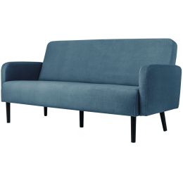 PAPERFLOW 3-Sitzer Sofa LISBOA, Stoffbezug, braun