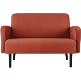 PAPERFLOW 2-Sitzer-Sofa LISBOA, Samtbezug, rost
