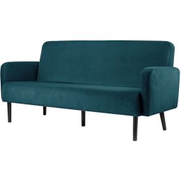 PAPERFLOW 3-Sitzer Sofa LISBOA, Samtbezug, grn