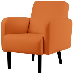 PAPERFLOW Sessel LISBOA, Kunstlederbezug, rot