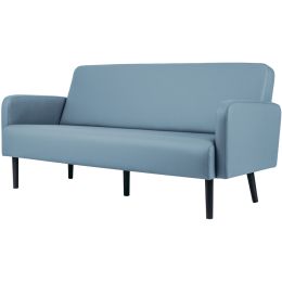 PAPERFLOW 3-Sitzer Sofa LISBOA, Kunstlederbezug, orange