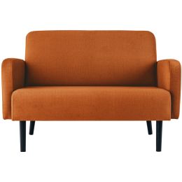 PAPERFLOW 2-Sitzer Sofa LISBOA, Stoffbezug, safran