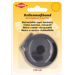 KLEIBER Schneider-Rollmaband, 150 cm, silber