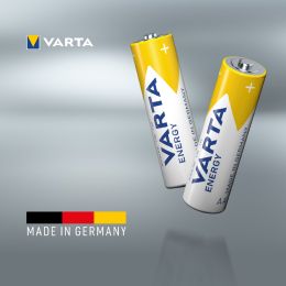 VARTA Alkaline Batterie Energy, Mignon (AA/LR6), 4er