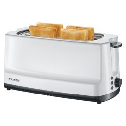 SEVERIN 4-Scheiben-Toaster AT 2234, weiß / schwarz