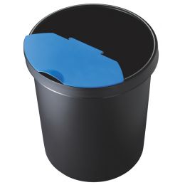 helit Abfall-Einsatz, Fassungsvermögen: 6 Liter, schwarz