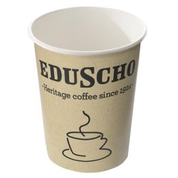 Eduscho Hartpapier-Kaffeebecher To Go, 0,2 l