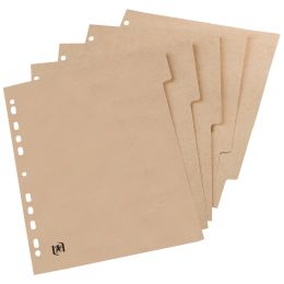 Oxford Karton-Register TOUAREG, blanko, DIN A4, 10-teilig