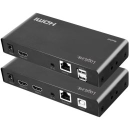 LogiLink HDMI Extender Set ber LAN/KVM/2xUSB-A/1080p/HDCP/