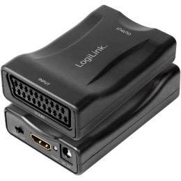 LogiLink Scart - HDMI Video-Konverter, schwarz