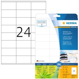 HERMA Universal-Etiketten Recycling, 25,4 x 16 mm, 20 Blatt