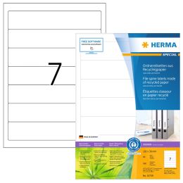 HERMA Ordnerrcken-Etiketten Recycling, 192 x 38 mm, 20 Bl.