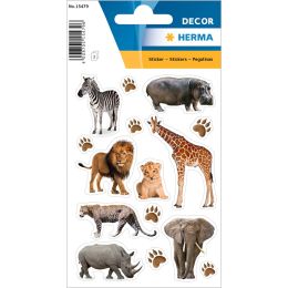 HERMA Sticker DECOR Afrika Tiere, aus Papier