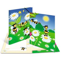 HERMA Eckspannermappe Tiere Bienenwiese, Karton, DIN A3