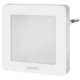 LogiLink LED-Orientierungslicht mit Dämmerungssensor, weiß